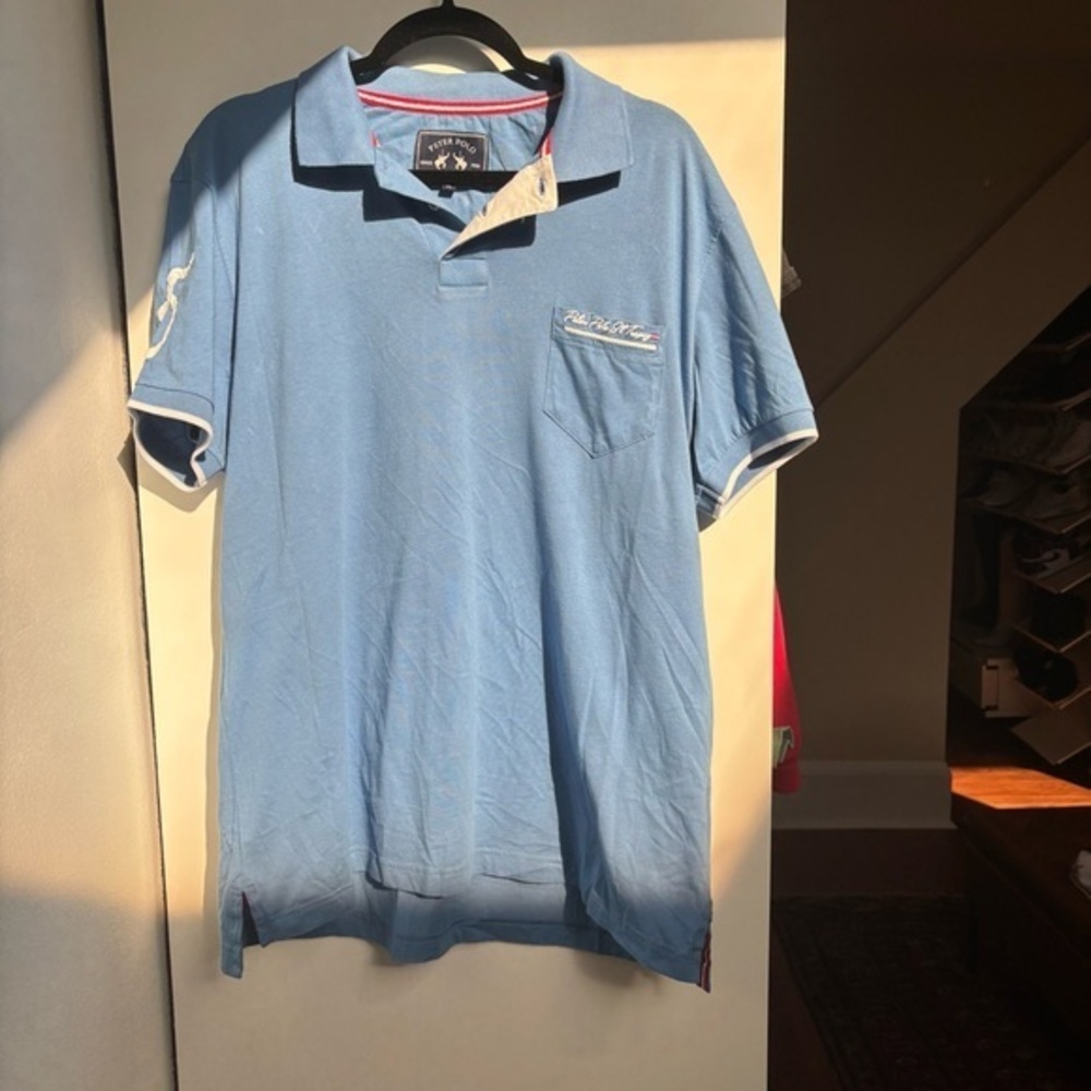 Men's Blue Polo Shirt